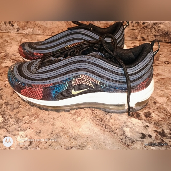 Nike Other - Nike Air Max 97 Black Multicolor Sneakers Size 8.5 Mens